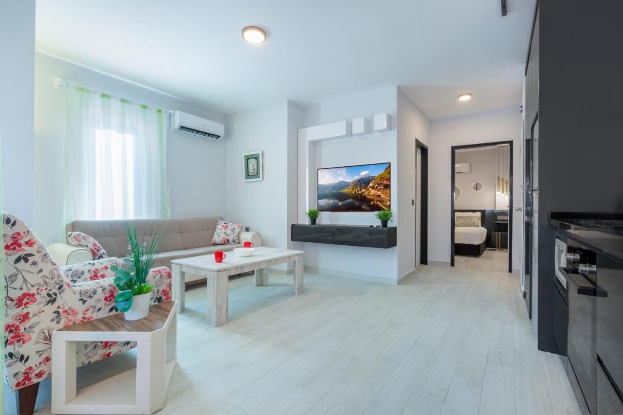 Twin Apart Hotel Alanya Bagian luar foto